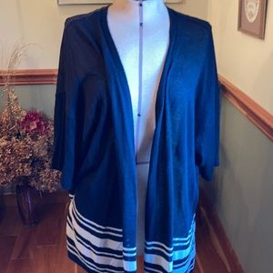 Lane  Bryant short sleeve 22/24 open cardigan
